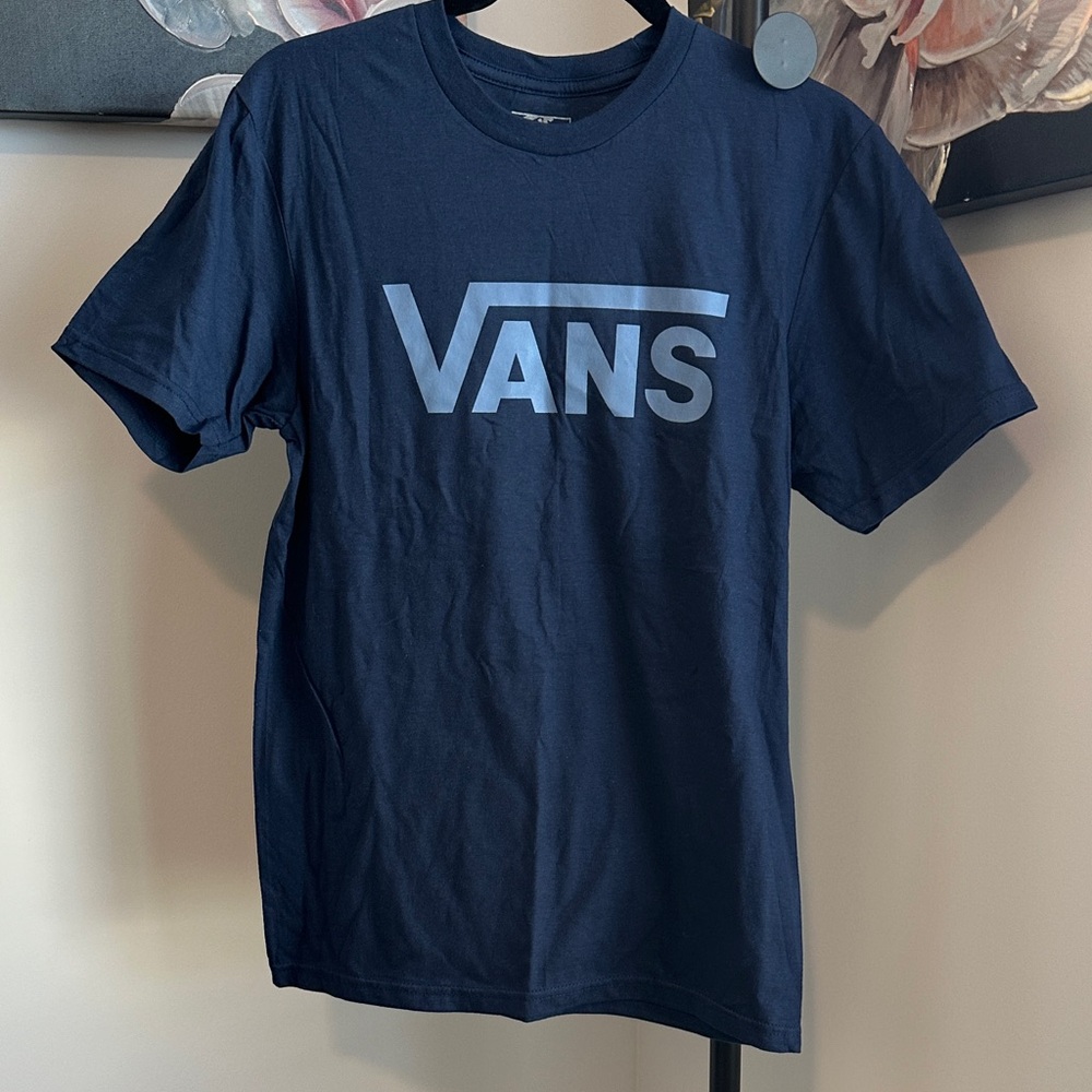 Vans Men's Blue Graphic Tee